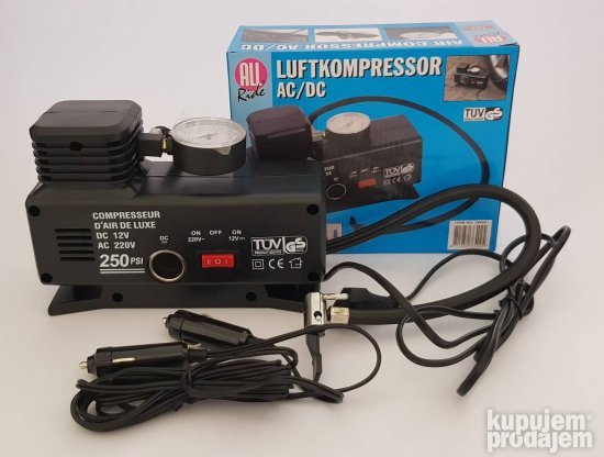 Kompresor Kompresor sa manometrom ACDC 12220V kompresor
