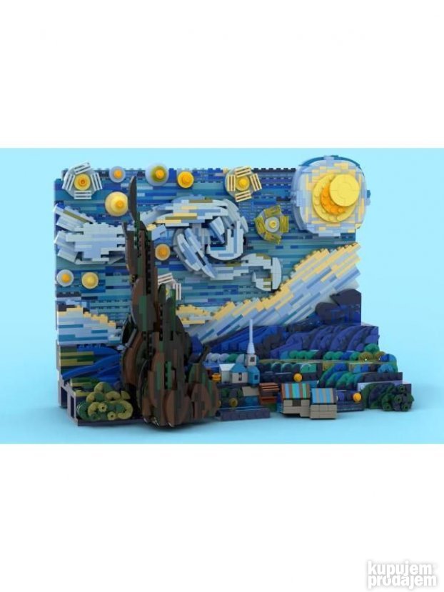 Konstrukcioni set Van Gogova Zvezdana noc 1830 delova