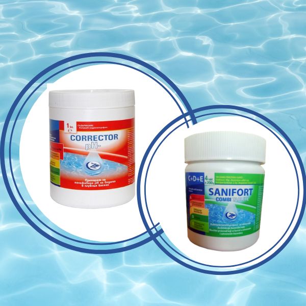Korektor pH i Sanifort Combi 3u1