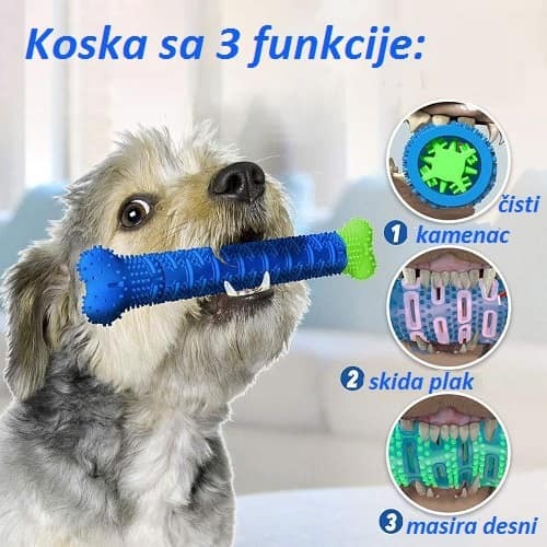Koska igracka i cetkica za zube