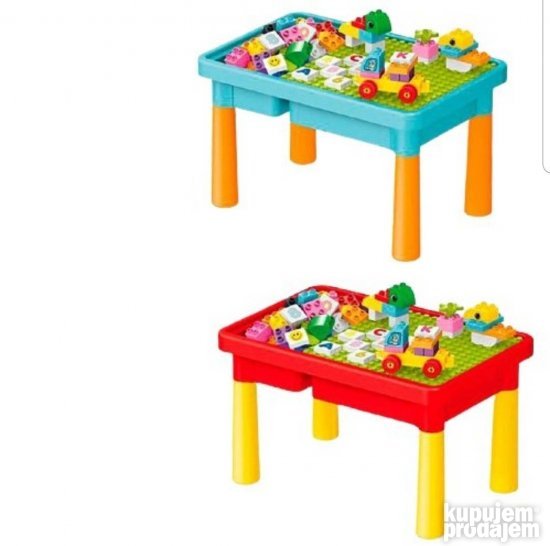 Kreativni sto za decu sa kockicama Kreativni sto