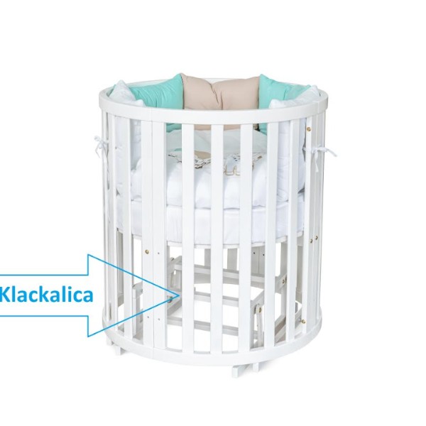 Krevetac za bebe Jezgro sa klackalicom