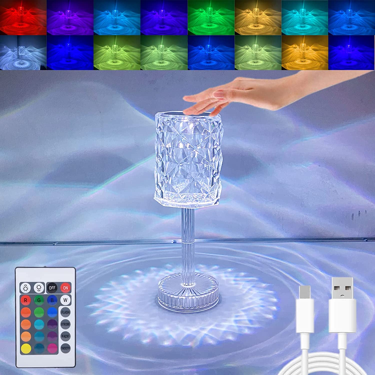 Kristalna LED lampa