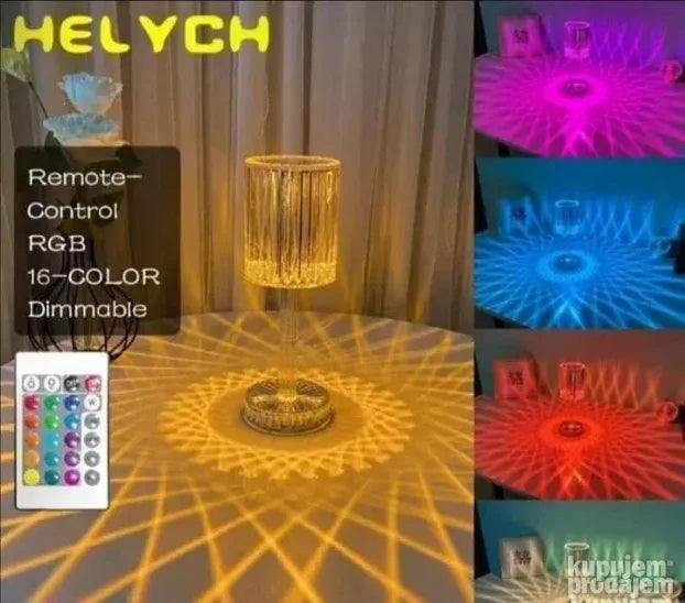 Kristalna lampa RGB 16 BOJA RIS V