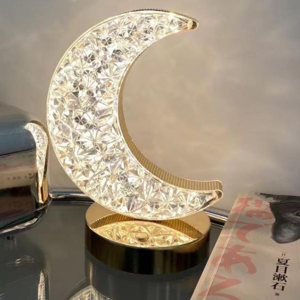 Kristalna meseceva lampa