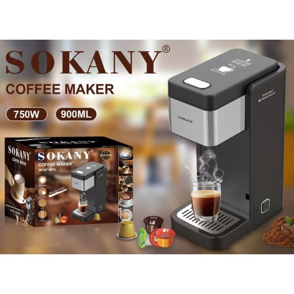 Kućni multifunkcionalni aparat za kafu 900 ml Sokany KF 6872