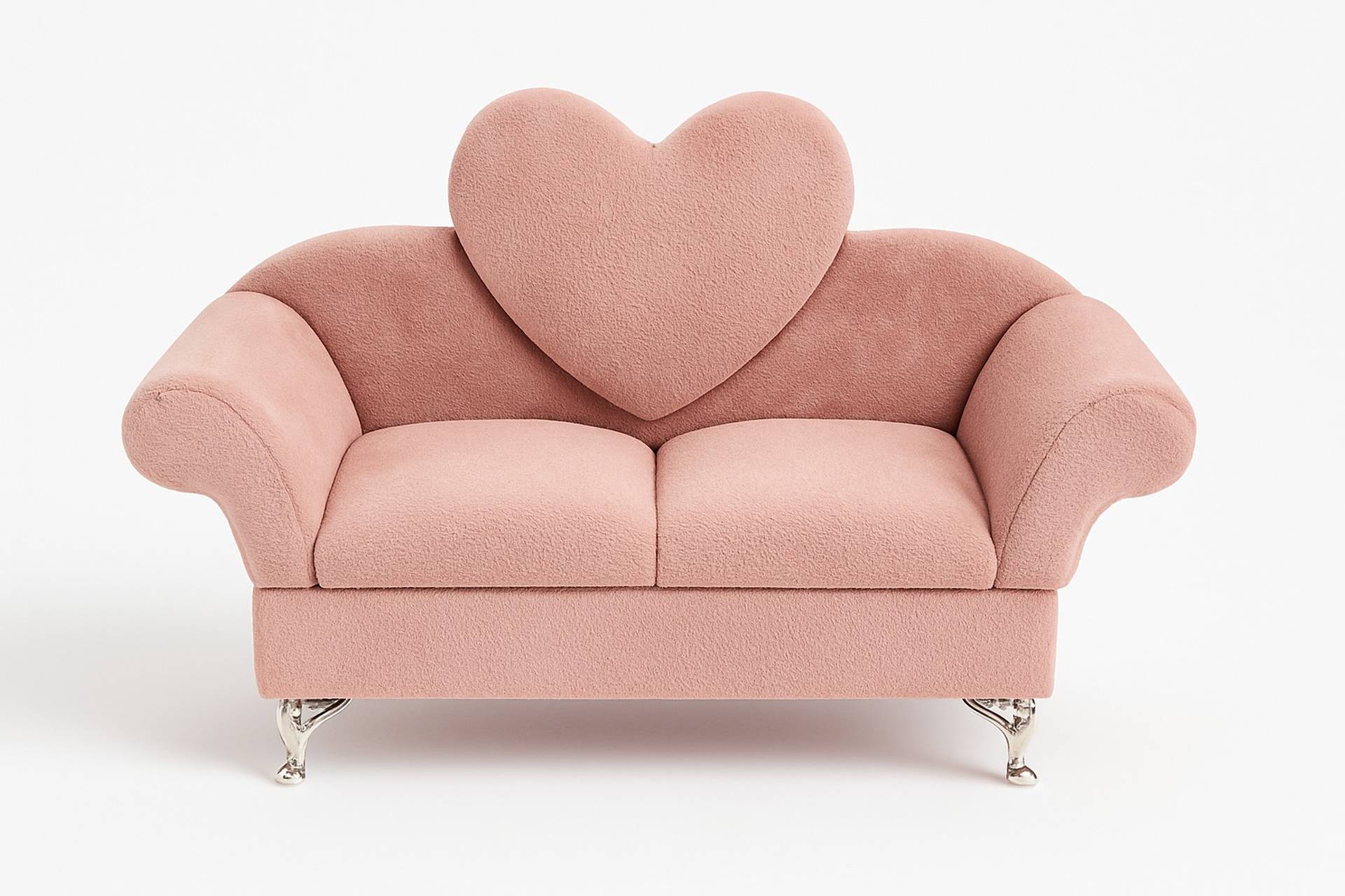 Kutija za Nakit u Obliku Srca Roze Zlatna