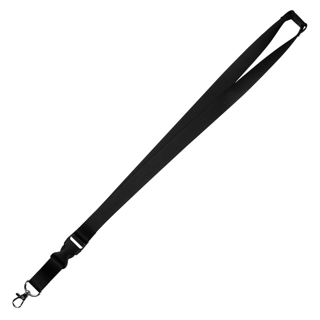 LANY 20 PRO trakica za kljuceve 20 mm crna