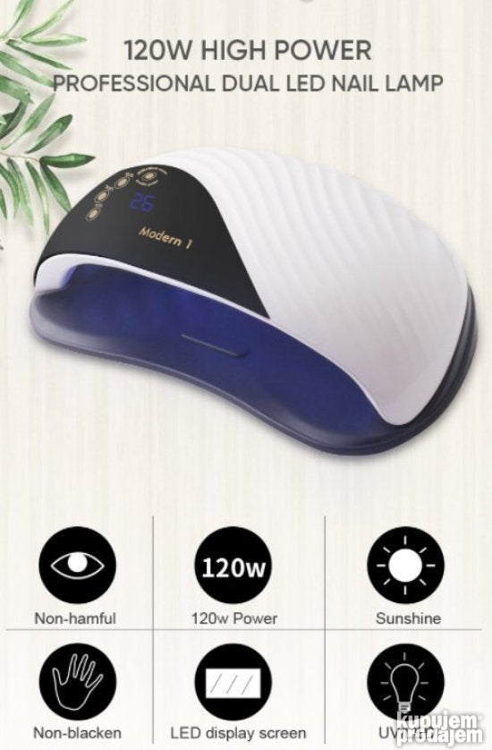 LED LAMPA Profesionalna dvostruka za nokte - Slika 8