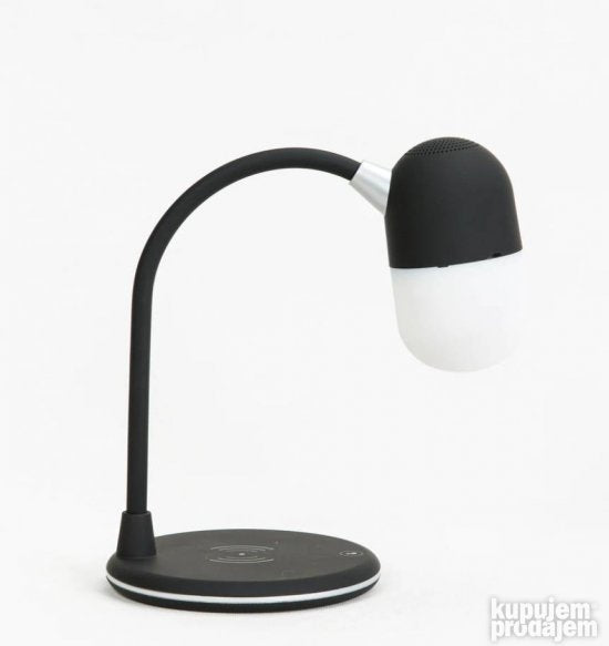 LED Lampa sa Bluetooth Zvucnikom i Bezicnim punjacem - Slika 17