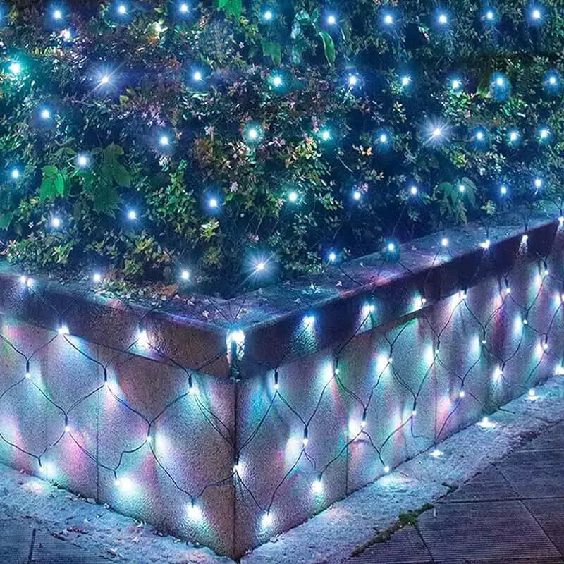 LED Mreza Zavesa BELA