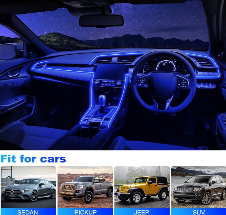 LED RGB Traka za Unutrasnjost Automobila - Slika 3
