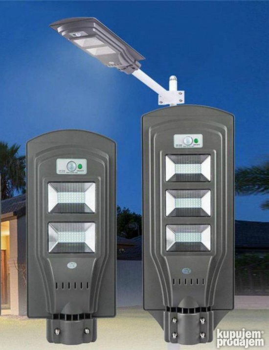 LED Solarni stubni reflektor 100W