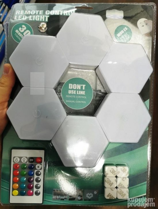 LED bezicne lampe na dodir sa daljinskim 6 KOM SACE LAMPE