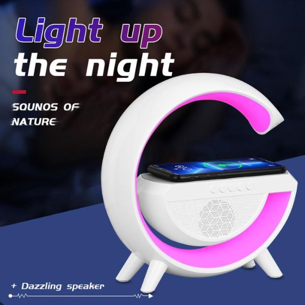 LED bluetooth zvucnik sa FM radiom punjac za mobilni - Slika 6