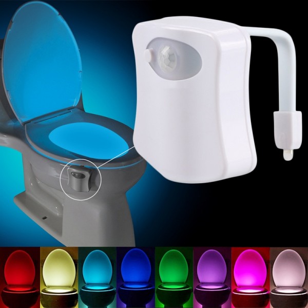 LED lampa u boji za osvetljenje WC solje