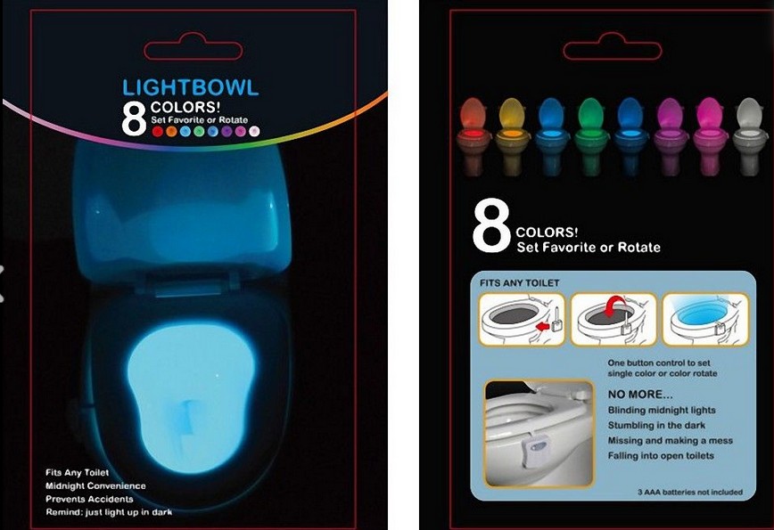 LED lampa u boji za osvetljenje WC solje - Slika 3