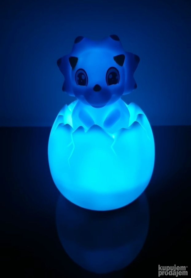 LED nocna dinosaurus lampa sa daljinskim