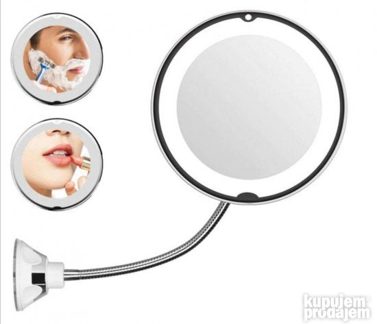 LED ogledalo FLEKSIBILNO 5x uvecava