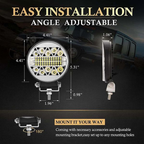 LED svetlo za automotor 102W - Slika 11