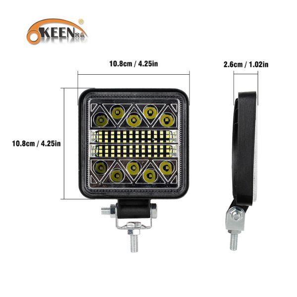 LED svetlo za automotor 102W - Slika 3