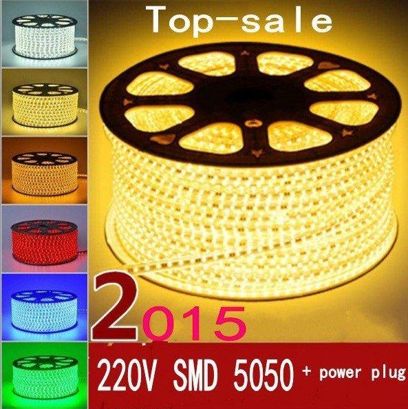 LED traka vodotporna 220V trake na metar Toplo bela i druge LED traka vodotporna 220V trake na metar Toplo bela i druge - Slika 4