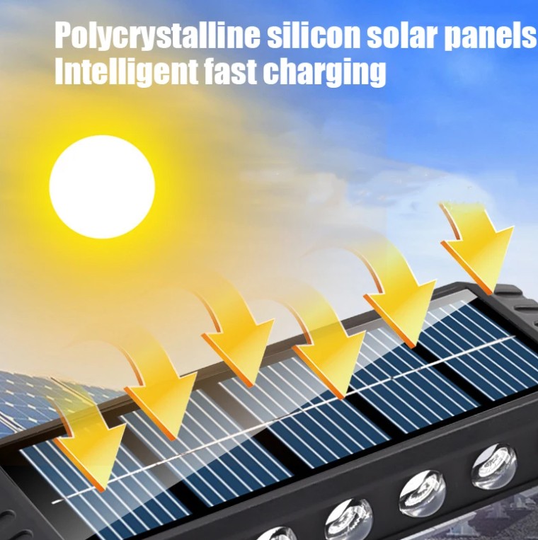 LED vodootporna solarna zidna lampa unutrasnjaspoljna rasveta - Slika 3