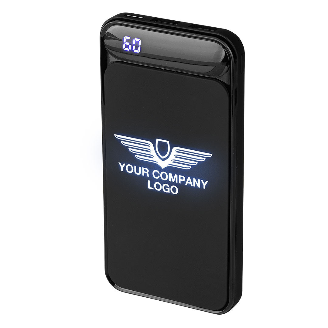 LIGHT W pomocna baterija 10000 mah bezicno punjenje crna