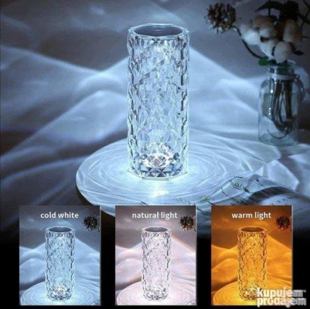 Lampa na dodir Lampa Kristal Lampa menja boje Lampa kristal
