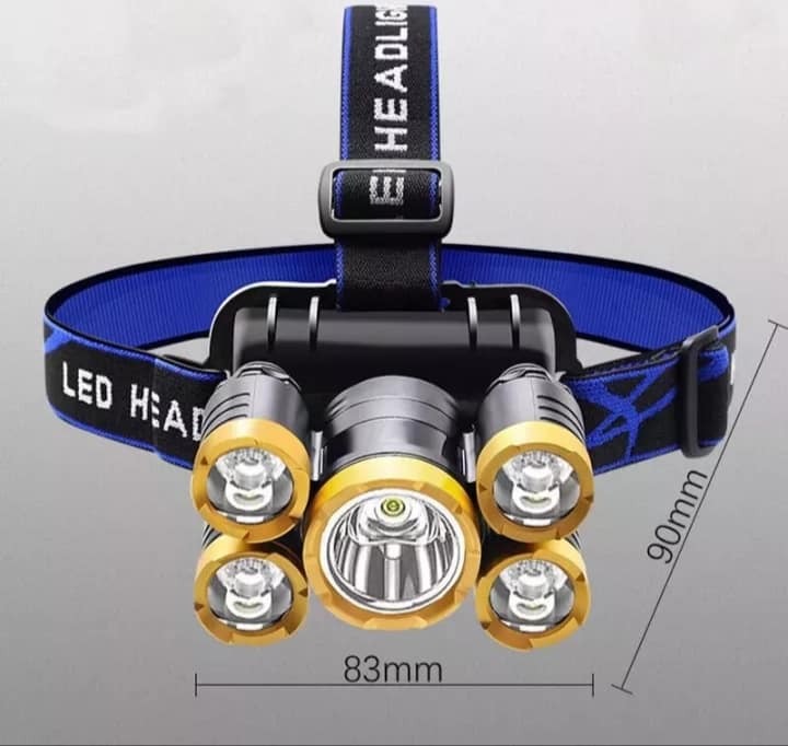 Lampa za glavu sa 5 led dioda 5XPE