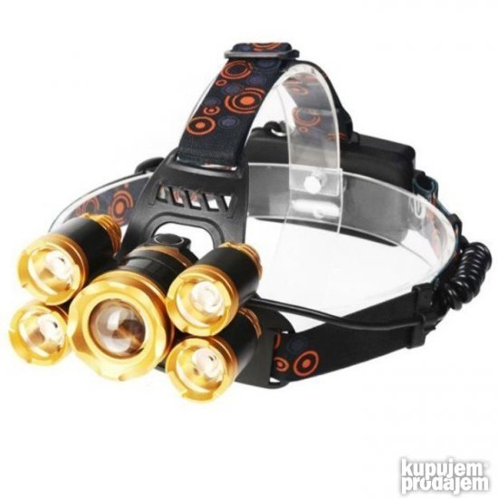 Lampa za glavu sa 5 led dioda XML T6