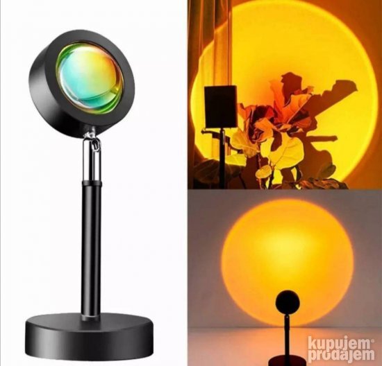 Lampa zalazak sunca ambijentalna lampa 16 boja