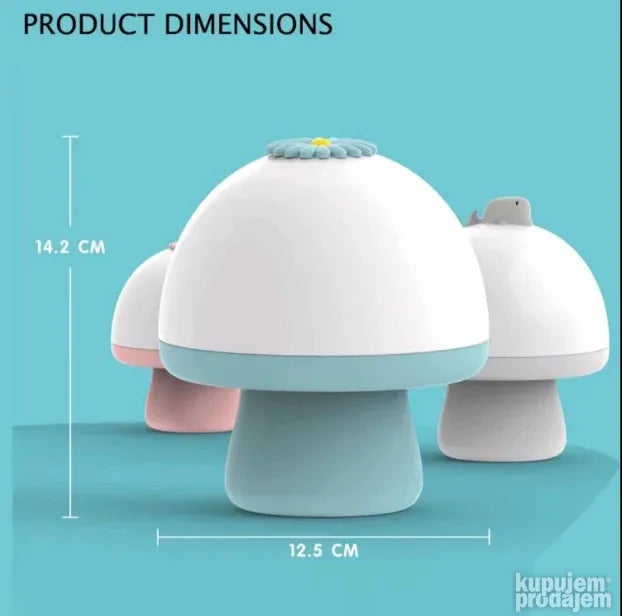 Lampa zvezdano nebo pecurka projektor