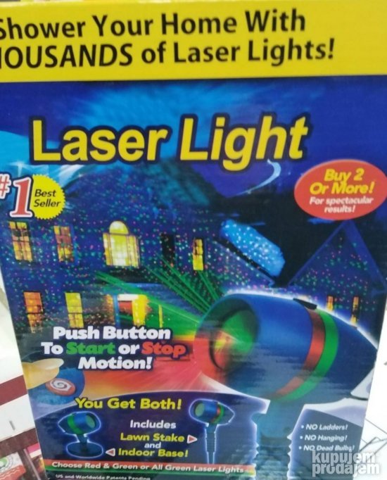 Laser Light projektor novo