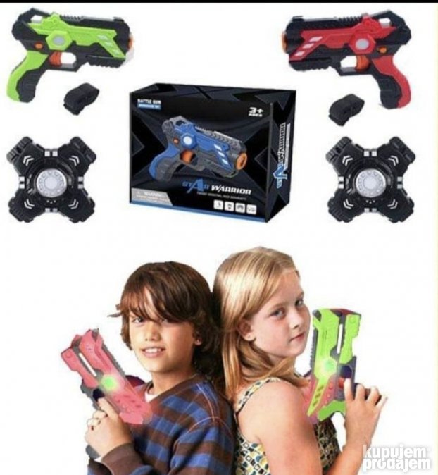 Laser Tag 2 pistolja Zvezdano ratnici