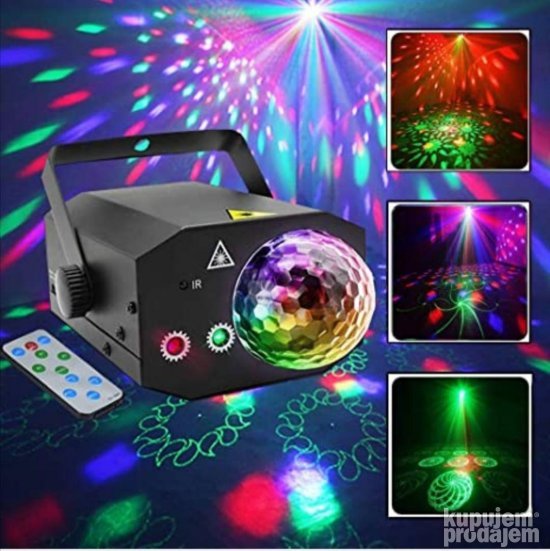 Laser magicna lopta light show
