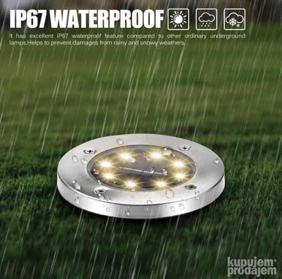 Led Lampe za Dvoriste Disk light 4 komada