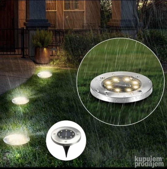 Led Lampe za Dvoriste Disk light 4 komada - Slika 3