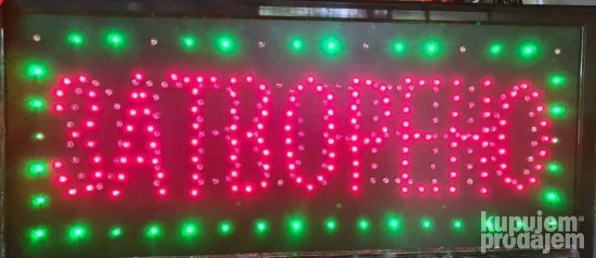 Led Reklama Otvoreno Zatvoreno Reklama Led