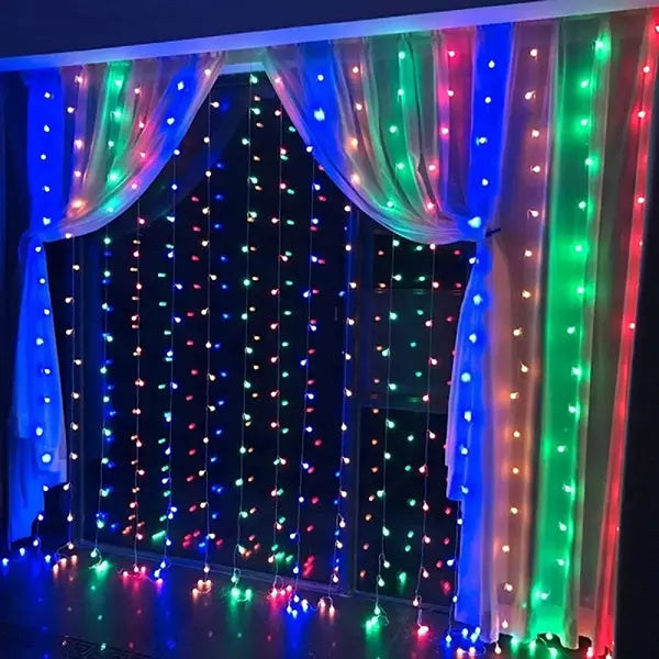 Led dekorativna RGB zavesa 3x3m - Slika 4