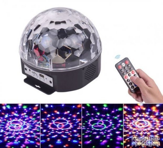 Led kuglasto svetlo i zvucnik LED svetlo RASVETA RASVETA