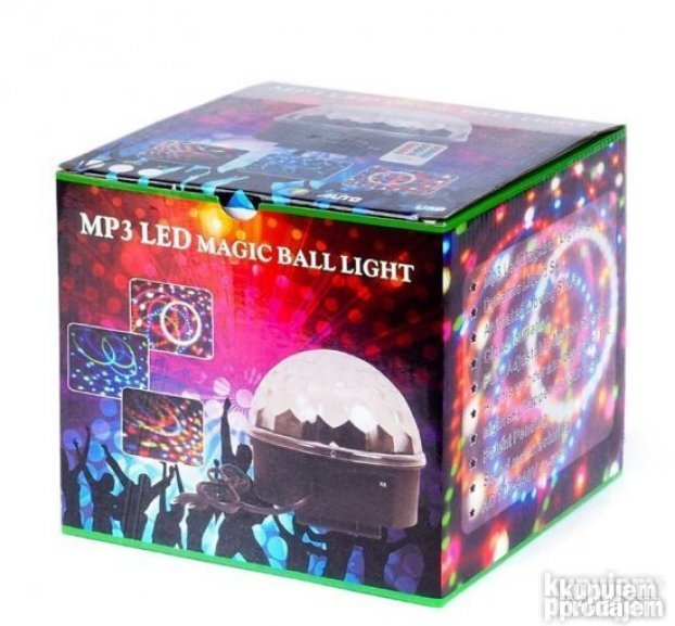 Led kuglasto svetlo i zvucnik LED svetlo RASVETA RASVETA - Slika 6