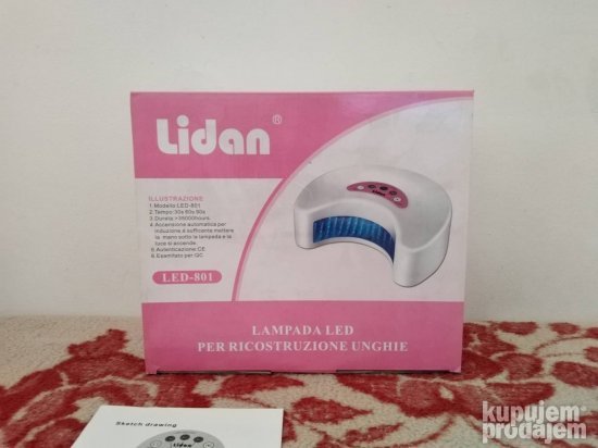 Led lampa za nokte 12w novo