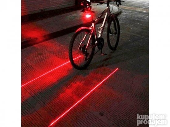 Led laser svetlo za biciklu