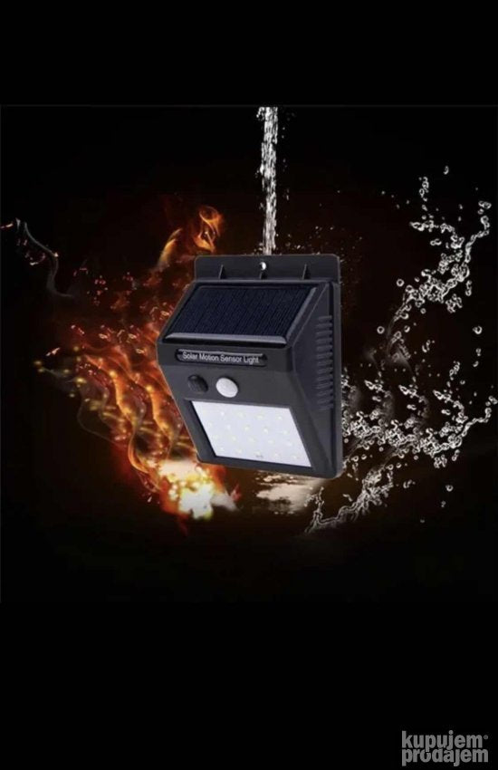 Led solarna zidna lampa