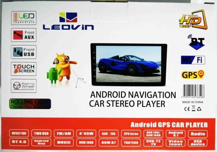 Leovin Android GPS Multimedija za auto
