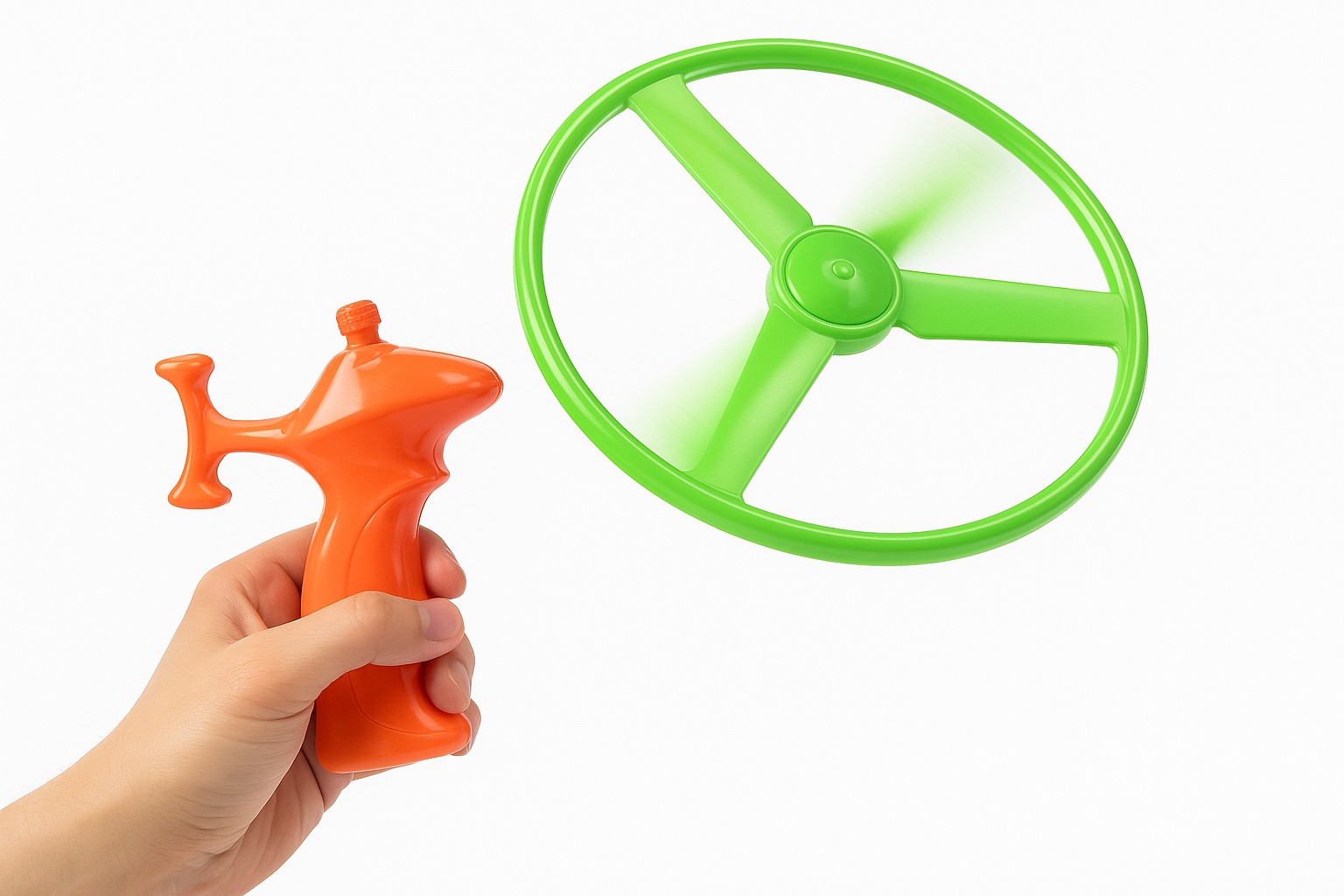 Leteci Disk Crveno Zeleni za Outdoor Igru