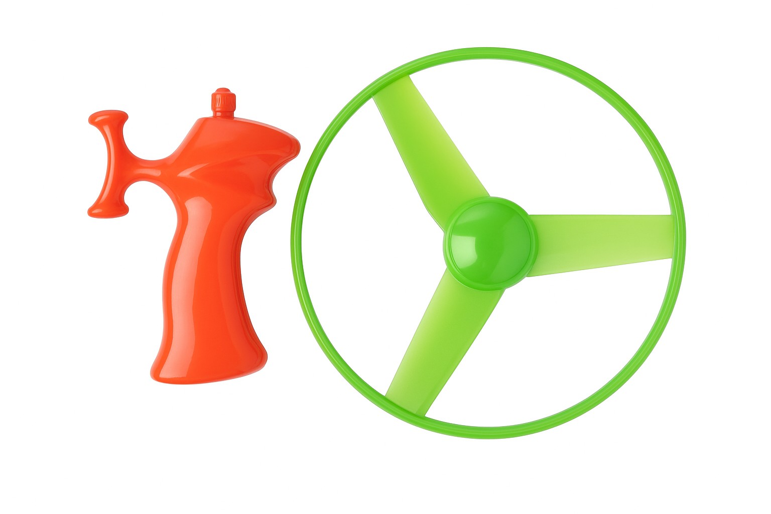 Leteci Disk Crveno Zeleni za Outdoor Igru - Slika 3