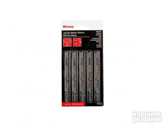 List testere za ubodnu testeru za drvo 100×2.5 mm 5 KOM