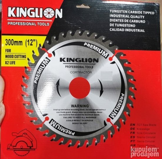 List za kruznu testeru KINGLION 300mm